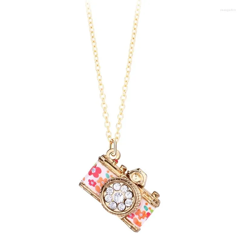 Chaînes 3D Caméra Charme Pendentif Collier Pographer Cadeau Pographie