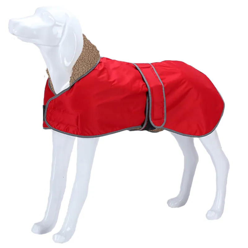 Odzież dla psa ubrania piesowe kurtka dla burz do burz Wodoodporna wiatroodporna ciepła płaszcz dla psa do średniego dużego ubrania dla zwierząt domowych na zewnątrz 230327