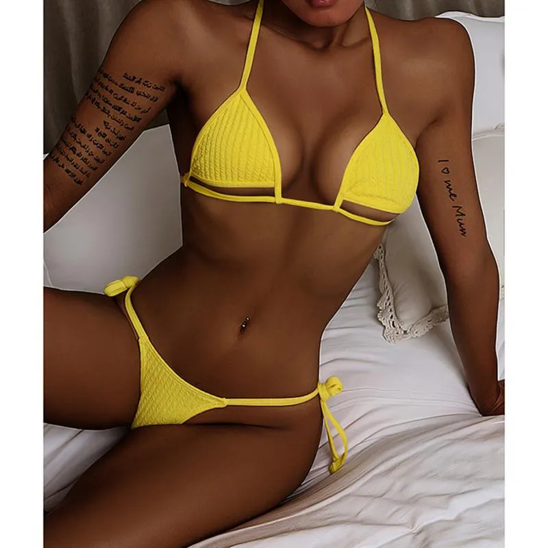 Women's Swimwear Micro Bikini 2023 Sexy Brazilian Biquini Set Padded Women Swimsuit Mini Female Bathing Suit BeachwearWomen's