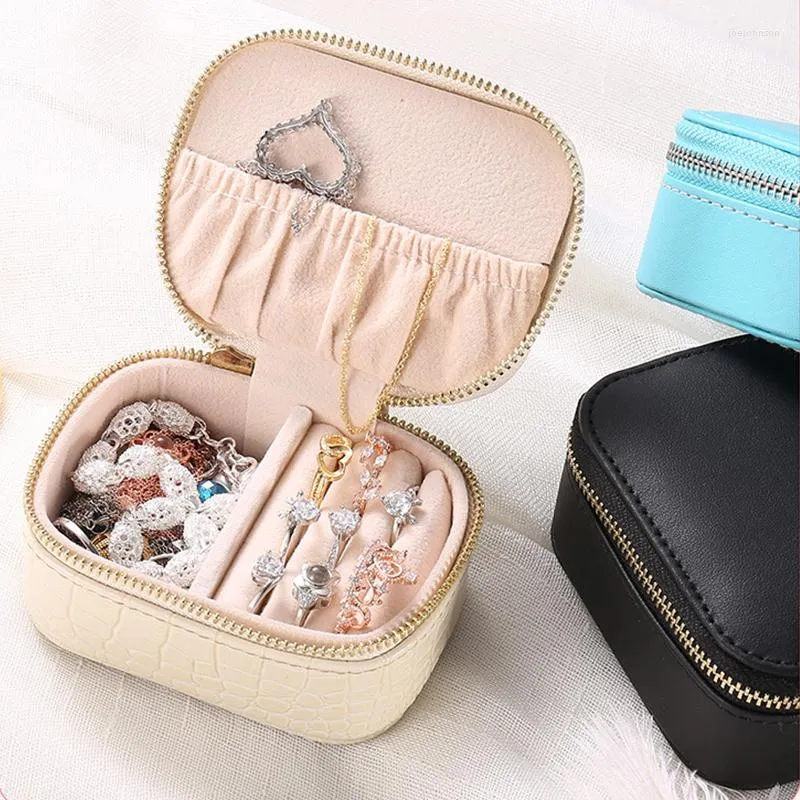 Bolsas de jóias Caixa de presente de empacotamento de empacotamento Organizador de maquiagem de maquiagem CASA RAIS DE CASA DE CARROS DOBRILHO