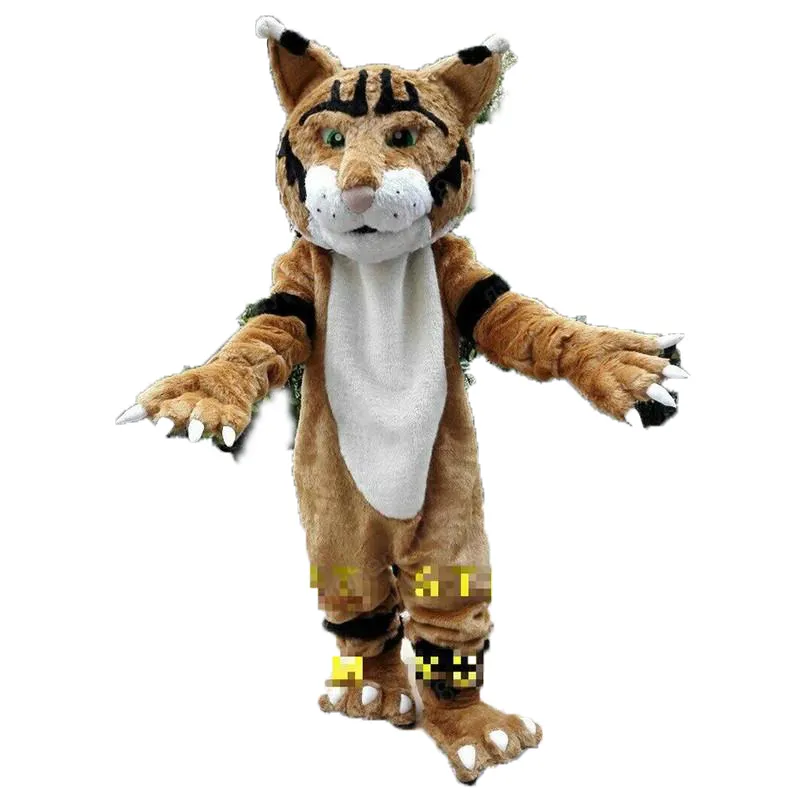 Nouveau Costume de mascotte Wildcat adulte personnaliser personnage de dessin animé thème Anime taille adulte Costumes d'anniversaire de noël