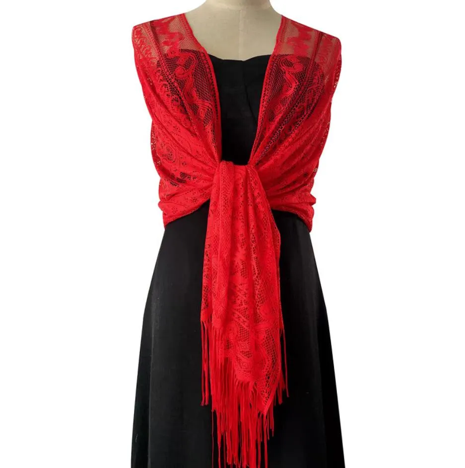 Shawl For Bride: Elegant Lace Shawl Wrap For Women