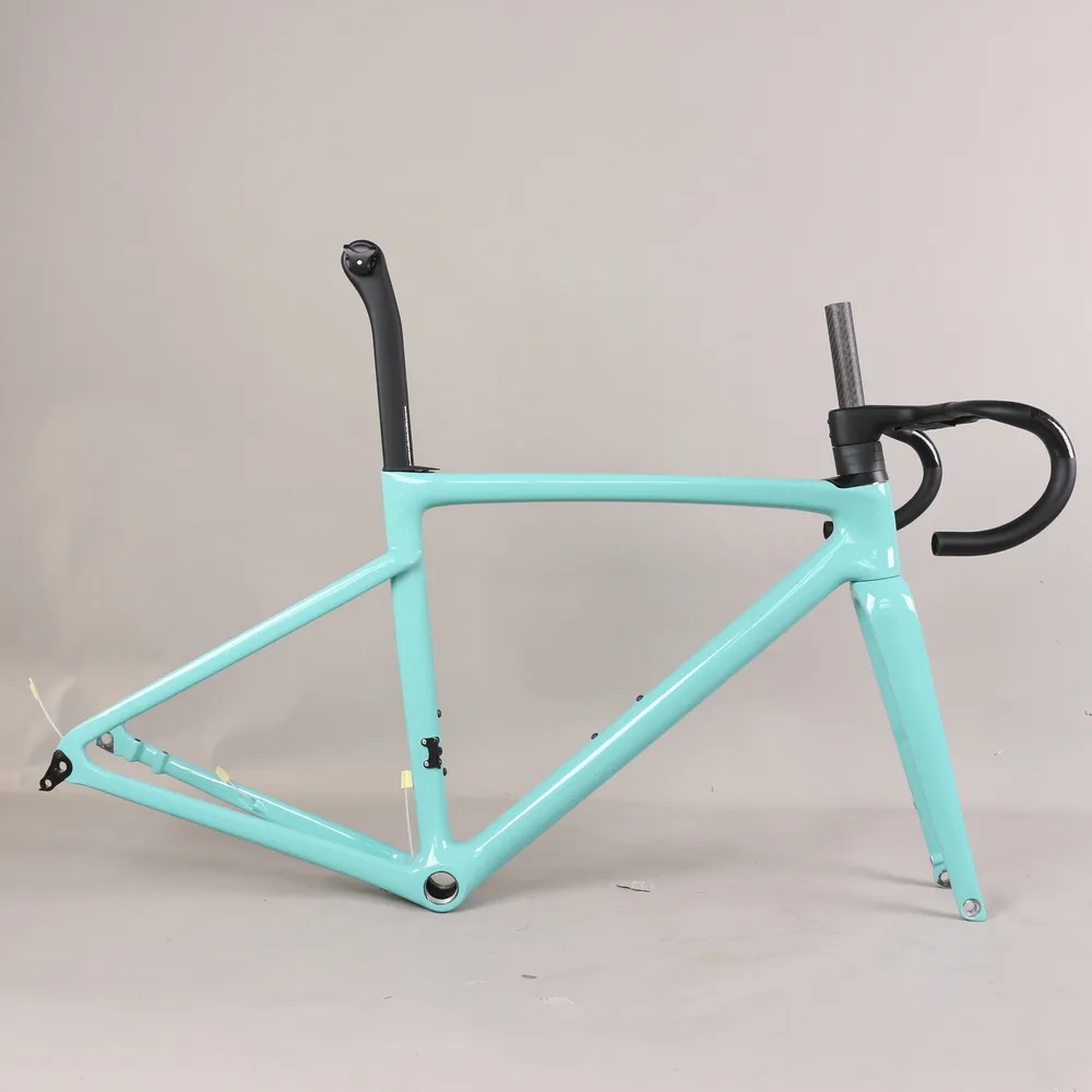 Full Internal Cables Disc Road Bike Frame TT-X33 Super Light Size 44/47/49/52/54/56/58CM BSA Bottom Bracket