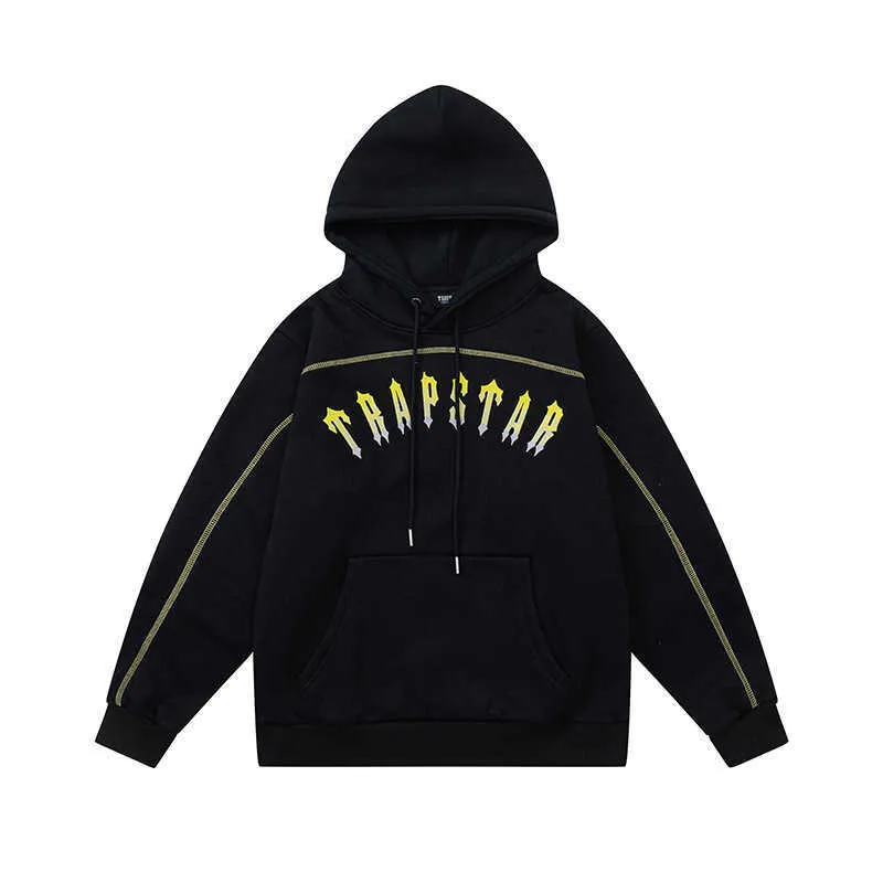 ラスト値下げ！trapstar VELOUR TRACKSUIT Mens & Womens Tracksuit Set: Autumn Winter Gradient Plush