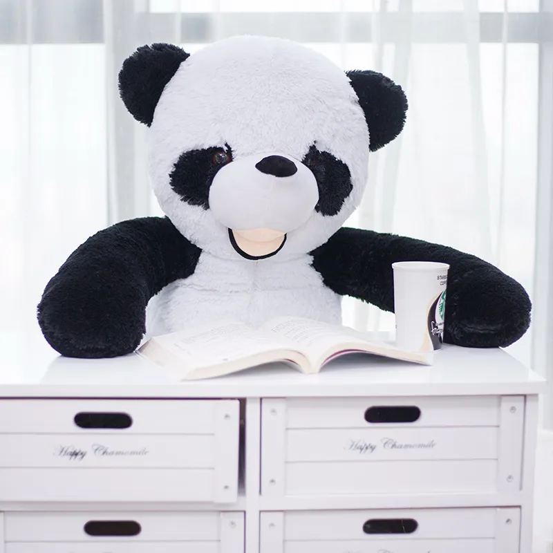 118inch  Panda Big Teddy Bear Skin Cover Unstuffed Plush Toys Stuffed Animals Panda Bear Skin Toys Children Girls Love Gift DY10151