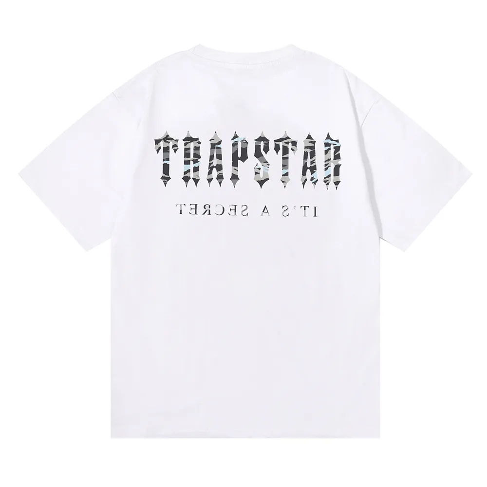 Trapstar Designers Mens T Shirt Summer Loose Tees Fashion Man Casual Shirt Luxurys Clothing Street Short Sleeve Women T Shirts Size S-XXL
