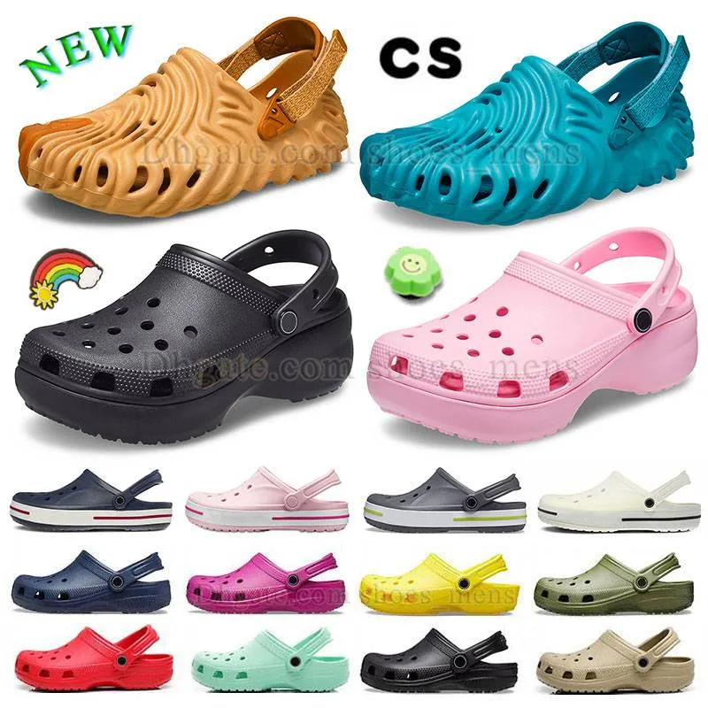 新しいSalehe Bembury SZA CROC SANDAL有名なデザイナーPOLLEXクロッグバックルスリッパクロースチャームスライドブラックホワイトライトブルーピンクプラットフォームフォームフォームランナー男性女性サンデル