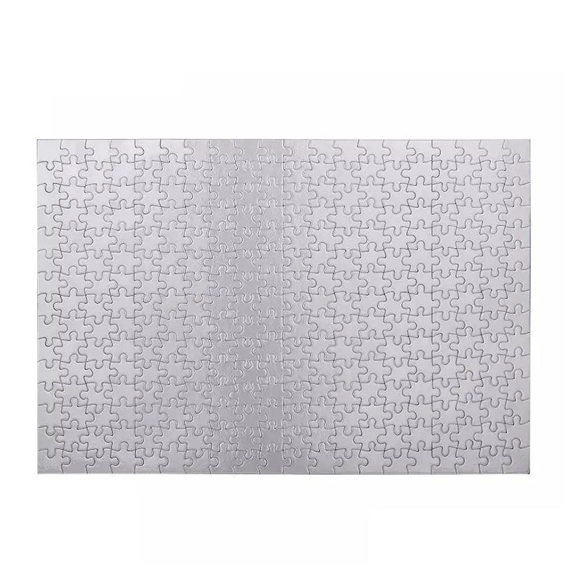 Spazi vuoti per sublimazione A3 300 pezzi Puzzle Puzzle in bianco bianco per annunci Pressa di calore Stampa a trasferimento termico Cr Dhixy