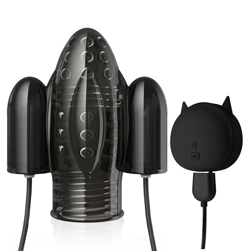 Masturbators Dual Penis Head Vibrator Trainer Glans... From Ruiqi04, $15.01 