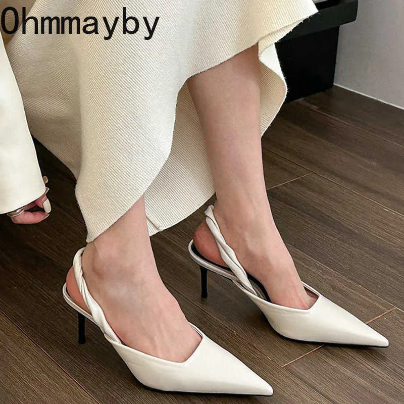 2023 New Summer Women Women Sandal Fashion Dress Dress Salto alto Ladies Sexy Night Club Slip On Slingback Mules Shoes 230327