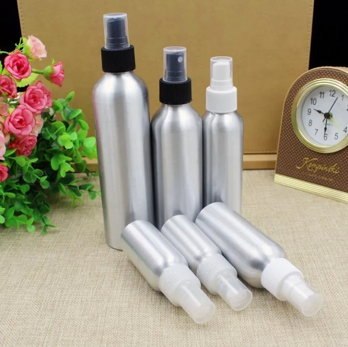 Wholesale Aluminium Bottle Spray Bottles for Perfume Refillable Cosmetic Packing Make-up Containers 30ml/50ml/100ml/120ml/150ml