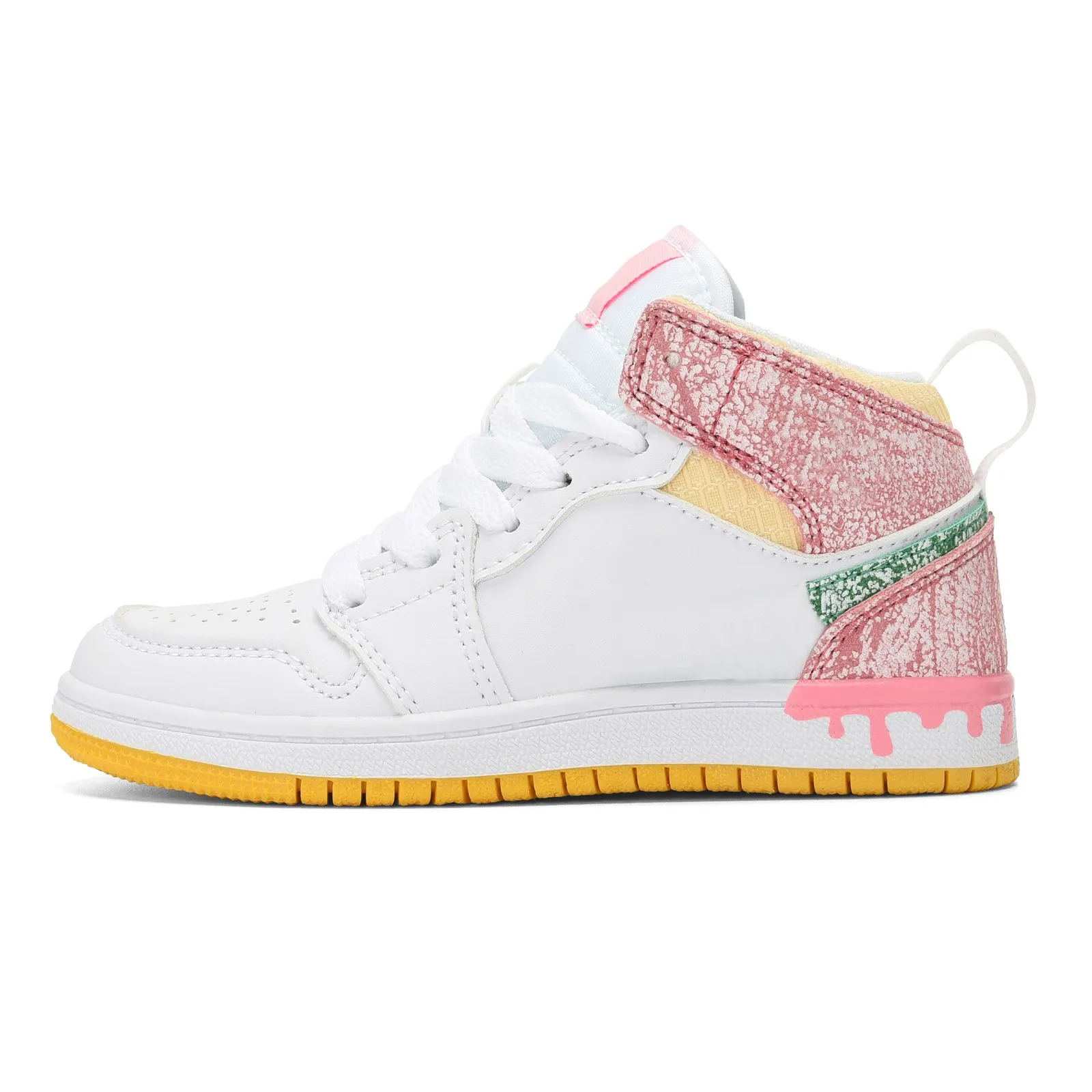 Zapatos De Baloncesto Para Niños: Zapatillas De Deporte Medias