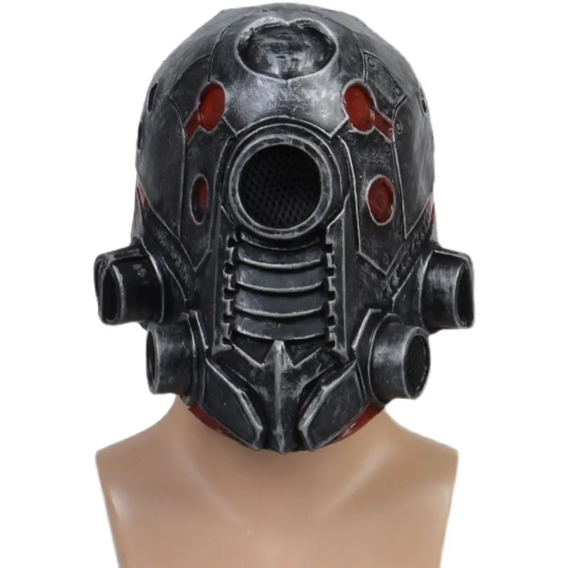 Masques de fête Mode Punk HD Masque Fonction Coiffures Maquillage Mascarade Masque Props Halloween Robot Casque Gothique Punk Bar Discothèque Styling 230327