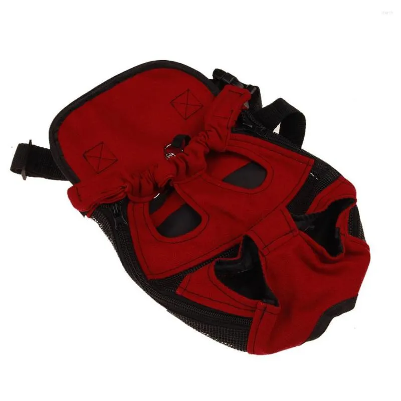 Housses de siège de voiture pour chien Pet Canvas Outdoor Backpack Chest Pack Carrier Legs Out Front Style Sac à bandoulière