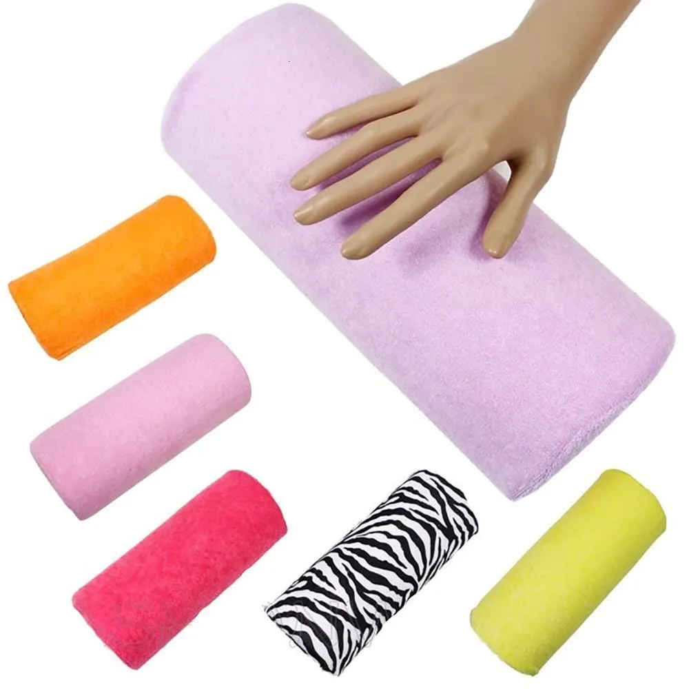 Hand Rests 10 Colors Soft Hand Rest for Nail Arm Pillow Stand Manicure Table Mat Cushion Palm Rest Sponge Holder Desk Profesosional Tool 230325