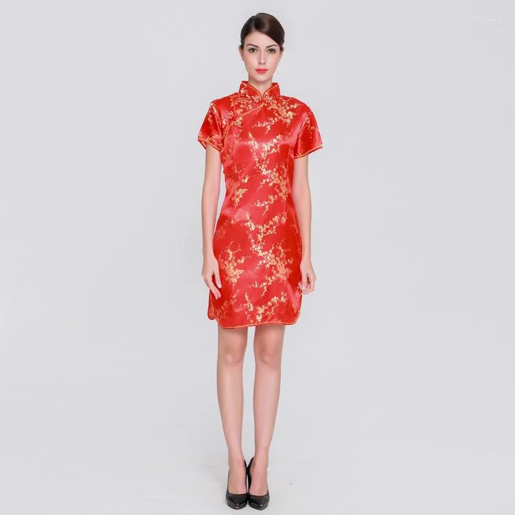 Chinese satin mini dress sales