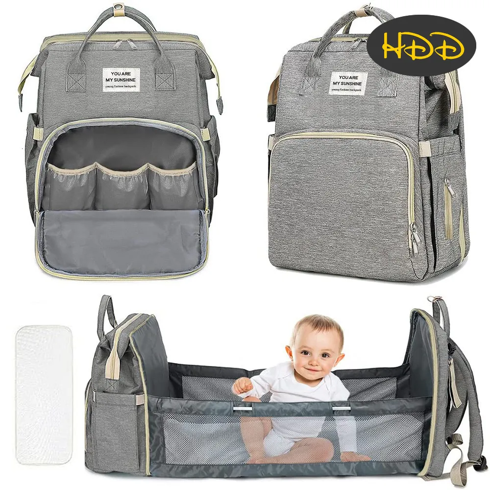 Premium Diaper Backpack Large Capacity Waterproof Multi Functional For New Moms On The Go