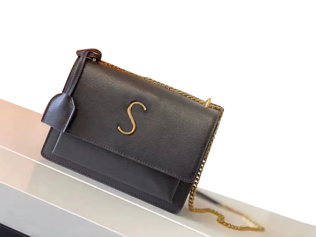 Le borse a tracolla in metallo con catena a tracolla di design di lusso della borsa delle donne di moda saranno portafogli Borse da ragazza Spedizione gratuita
