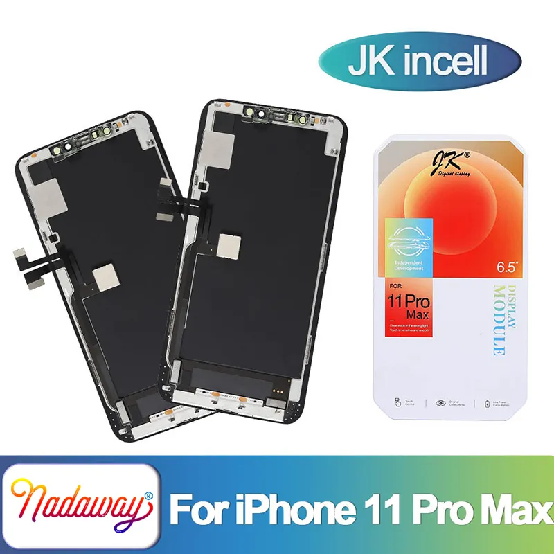 iPhone 11のJK Incell Pro Max LCDディスプレイタッチデジタイザーアセンブリ画面の交換サポートIC移植