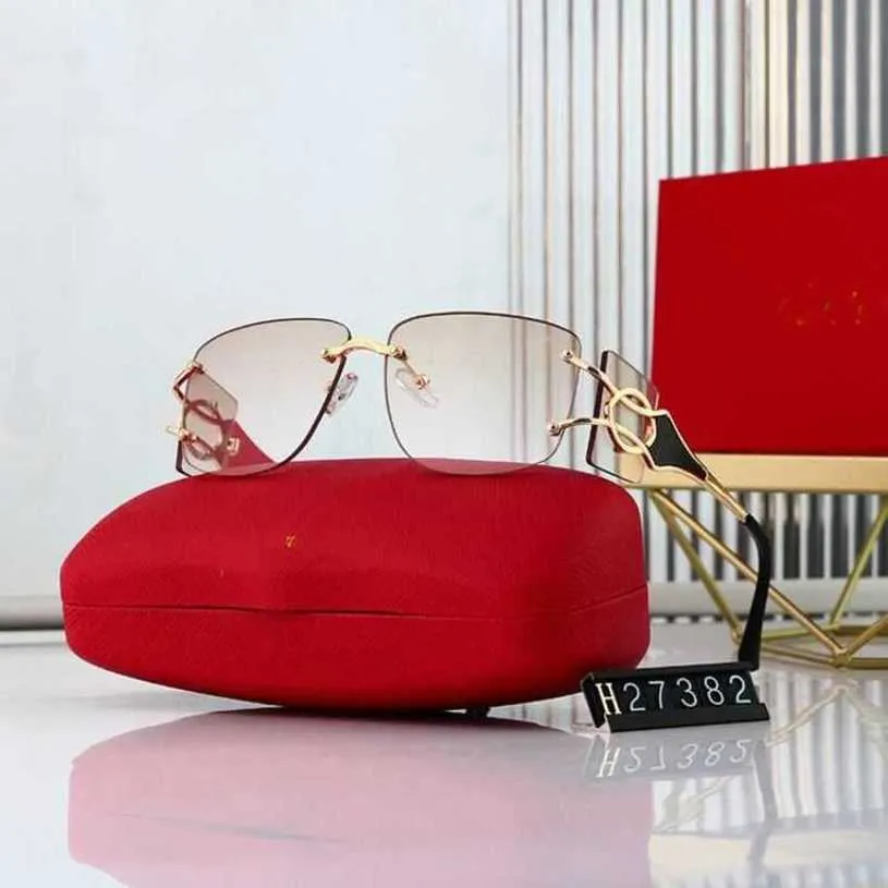 Top luxe designer zonnebril 20% korting op hiphop mannelijke onregelmatige occidentaal net Rode Kruis grens mode -slijtage vrouw
