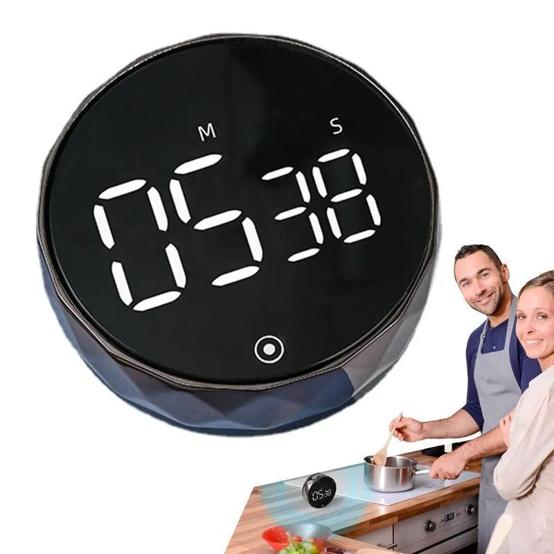 Kitchen Timer Alarm Clock Large LED Digital Timer Multiuse LED Display