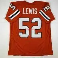 CHEAP CUSTOM New RAY LEWIS Miami Orange Ce Stitched Football Jersey ADD ANY NAME NUMBER300k