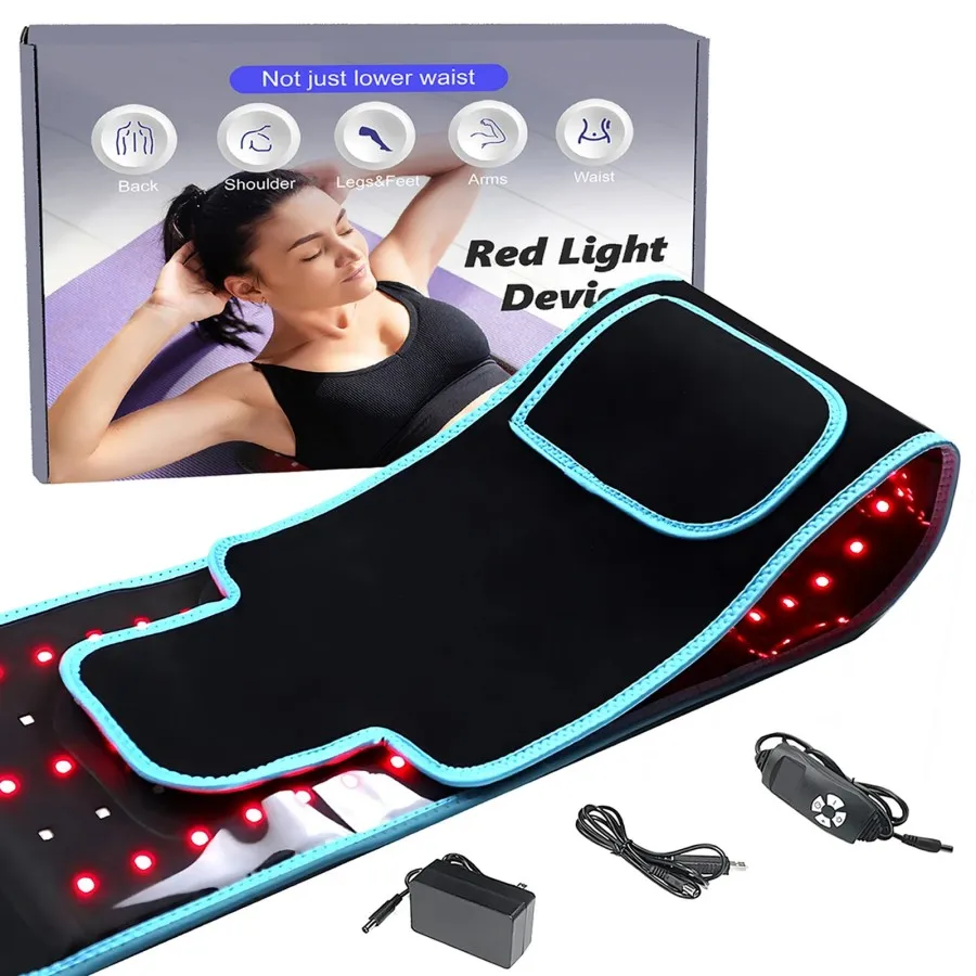 Red Infrared LED Therapy Belt For Back Pain Relief Burn Fat Reduction And Slimming 850nm 660nm Waist Heat Pad For Full Body Rejuvenation Lighting From Tabletpc2015 45.23 DHgate.Com