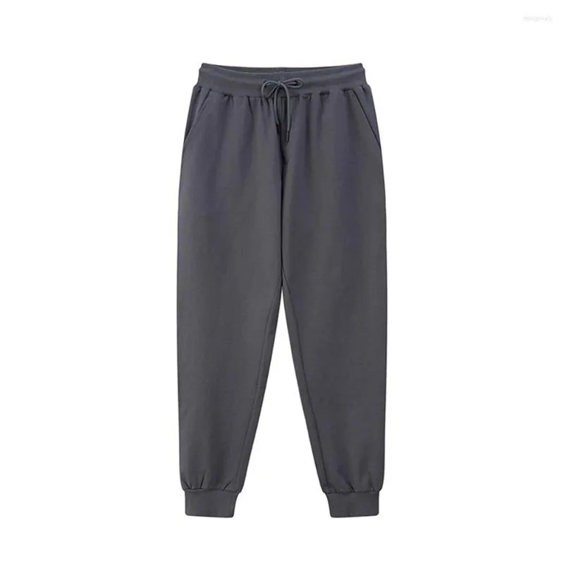 Pantalons pour hommes Couleur unie Joggers Pantalons de survêtement Hommes Casual Lâche Gym Fitness Pantalon d'entraînement Automne Mâle Courir Sport Coton Trackpants