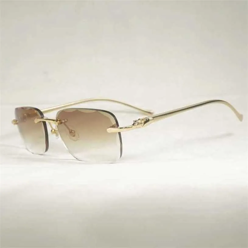 Najlepsze luksusowe okulary przeciwsłoneczne 20% zniżki w stylu vintage diamentowe krawędzi bez krawędzi gafas retro odcienie gogle do jazdy przezroczyste okulary kobiety okulary ramy