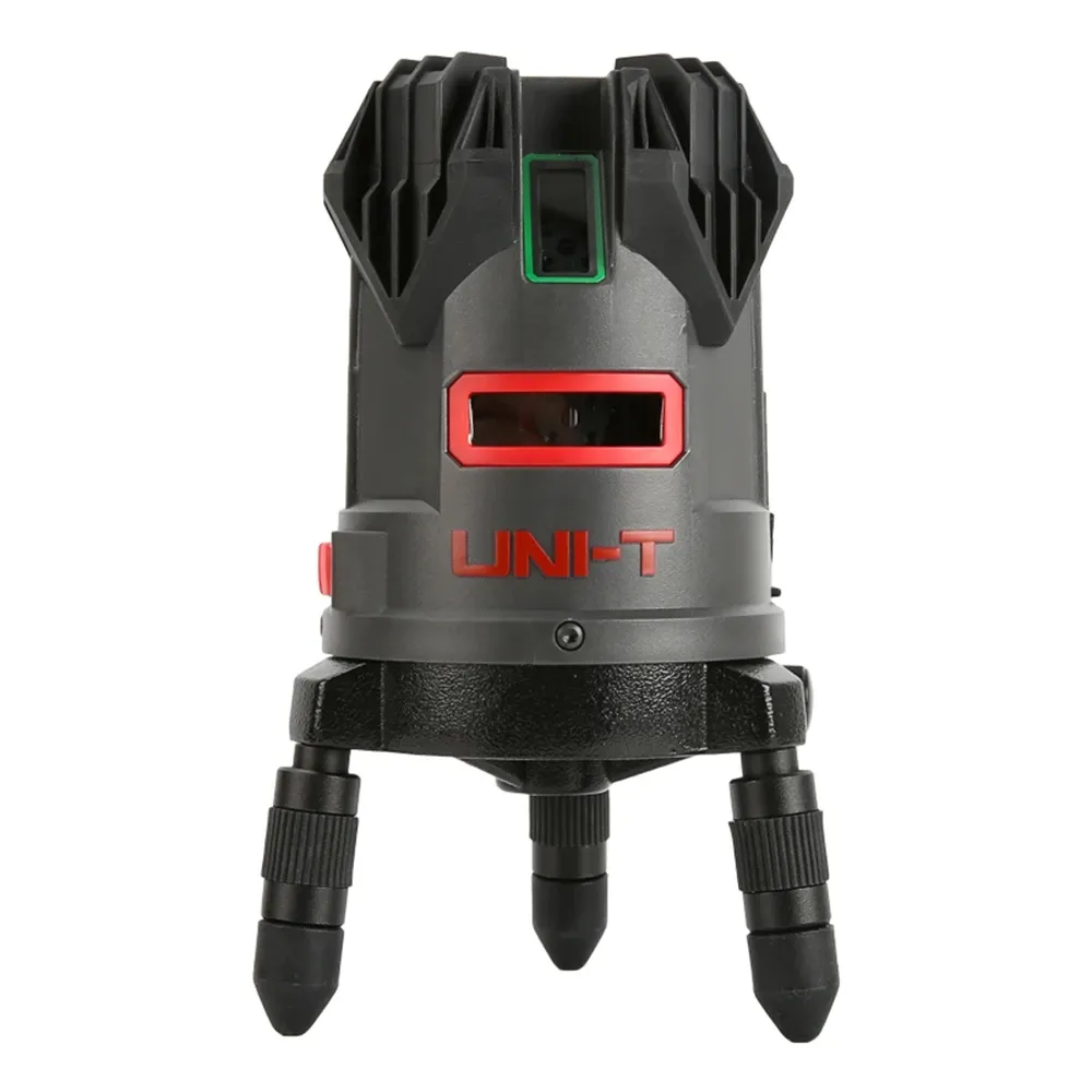 UNI-T LM555LD مستوى الليزر عالي الكثافة الضوء الأخضر IP54 مقاوم للماء المضاد للغوار خمسة قطاعات ليزر /نمط سقوط زوج أسفل واحد