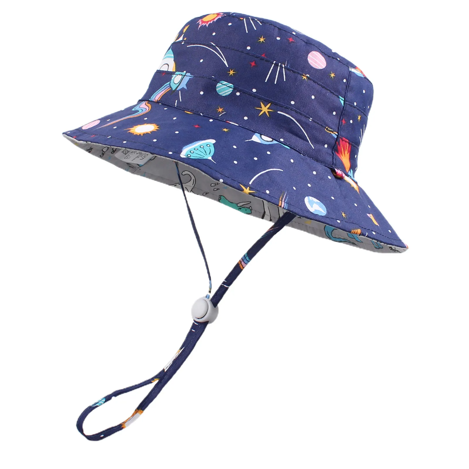 CAPS HATS Kids Bucket Hat Summer Boys Girls Sun Hat Cartoon Baby Fisherman Cap Reversible Spring Outdoor Toddler Beach Cap Sunshade 230328