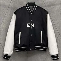 High version wool sweatshirt embroidered letters jackets designer jacket leather sleeves sportswear hip hop baseball wear usa size