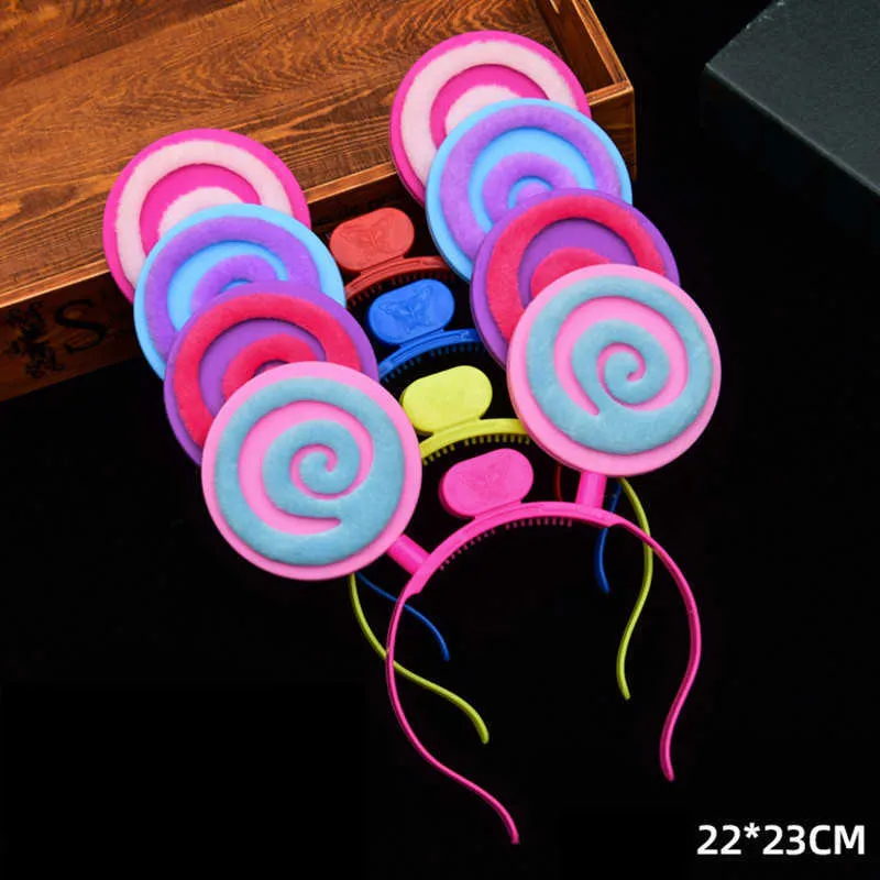 10pcs LED Light Up Toys Party Favors Glow Sticks Headband