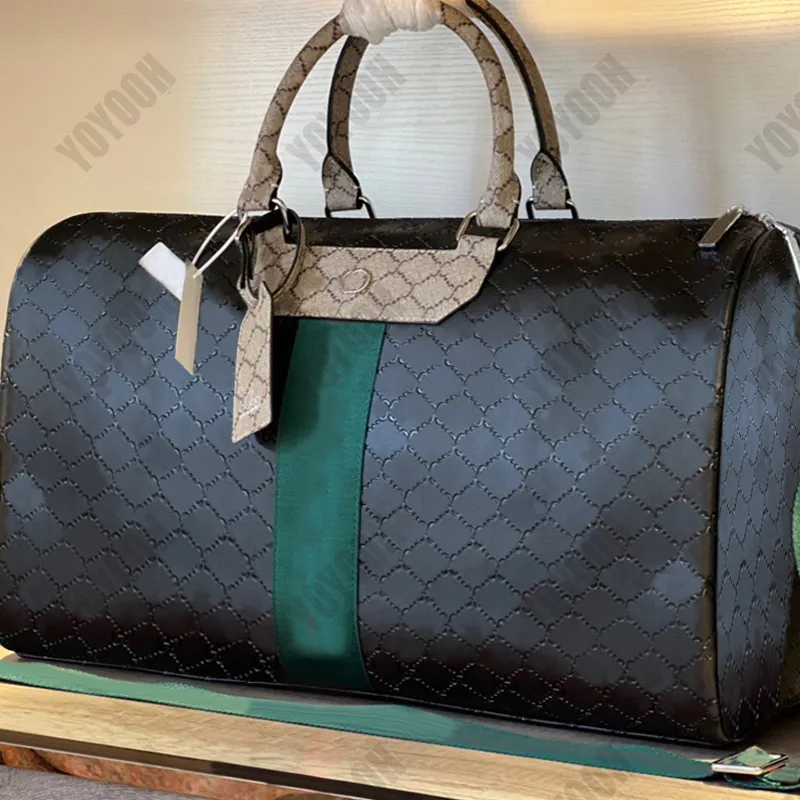Bolsas de viagem masculinas de luxo com relevo em relevo Moda pacote ao ar livre com espaço grande Bolsa de mão multifuncional de alta capacidade Bolsa de ombro
