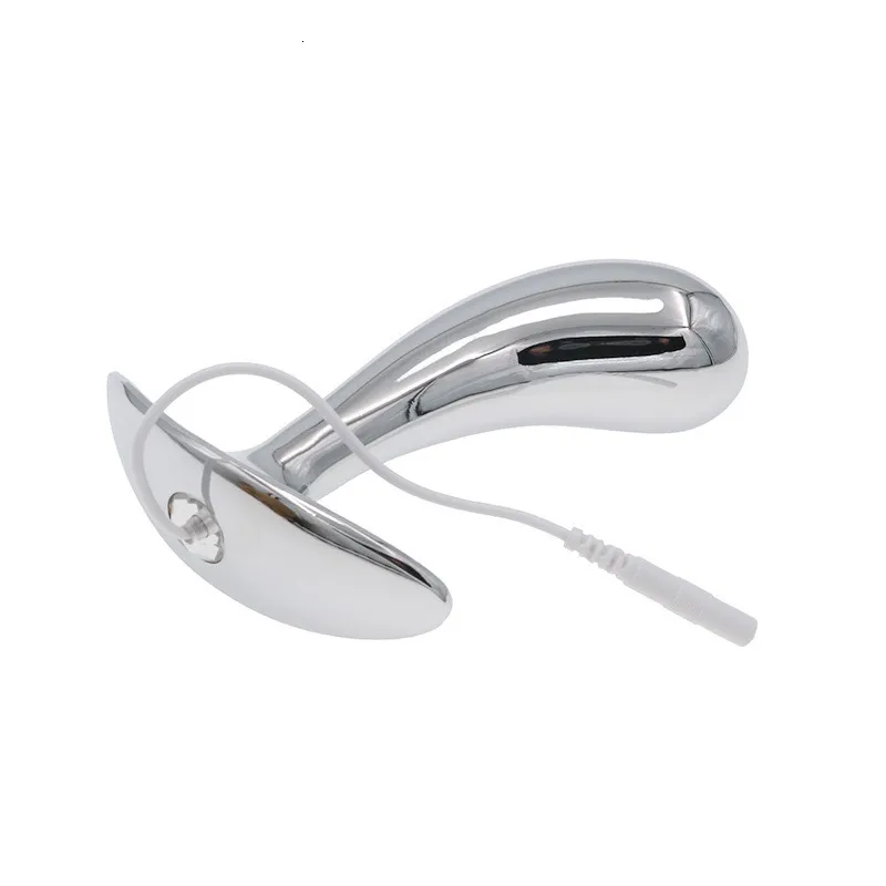 Leksaker Electro Shock Man Sex Terapi Butt Plug Metal Urethral Dilator Prostata Stimulator SM Onani Anal_voghion.com