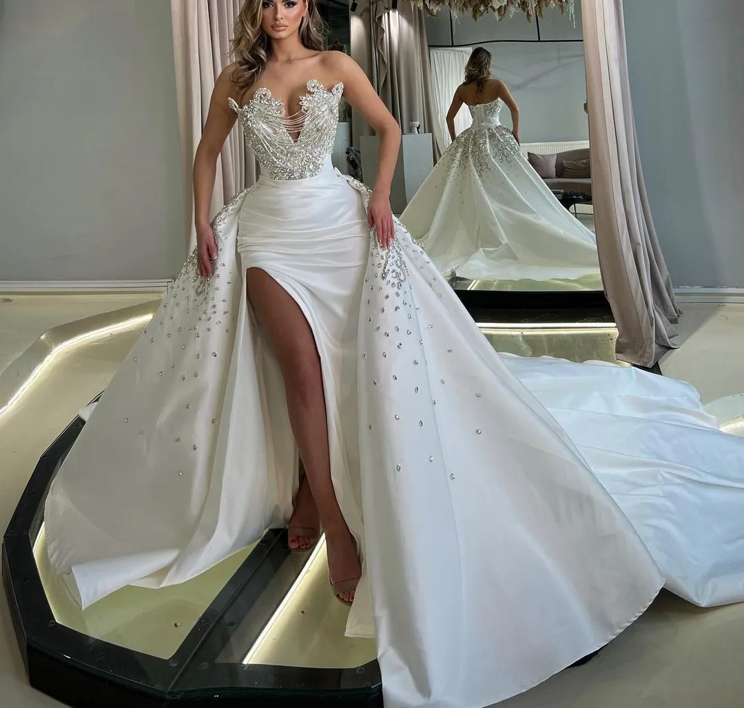 wedding dress fitted mermaid Jovani Bridal JB02579 size 8 Long Sleeve Lace Mermaid Wedding Dress Backless V Neck