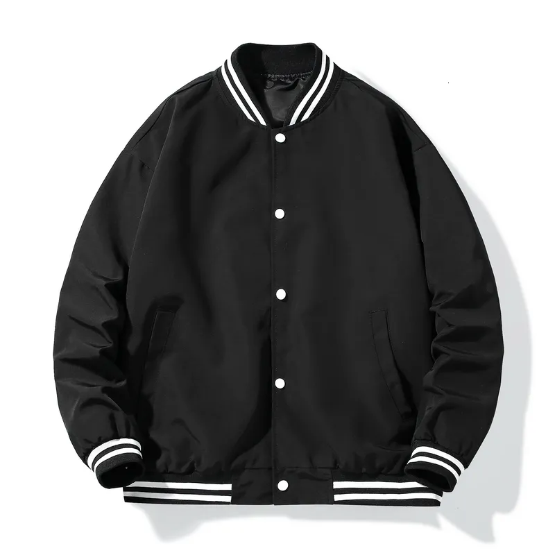 Giacche da uomo Giacche da uomo bomber giacca varsity giacca da baseball giacche a vento capispalla hip hop oversize per coppie universitarie Abbigliamento Custom 230328