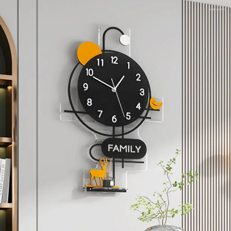 Wall Clocks Kitchen Digital Decorative Mechanism Modern Design Clock Nordic Metal Relogio Parede Decoration Items