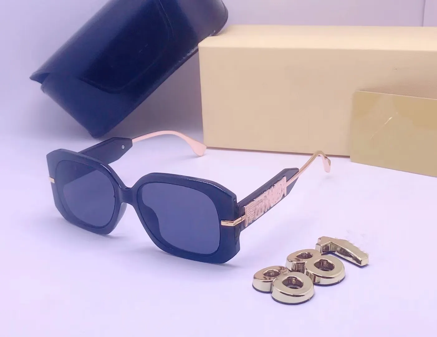 Lunettes de soleil de marque de luxe pour hommes, verres polarisés de styliste classique, lunettes de soleil pilotes UV400, monture métallique, lentille Polaroid3017