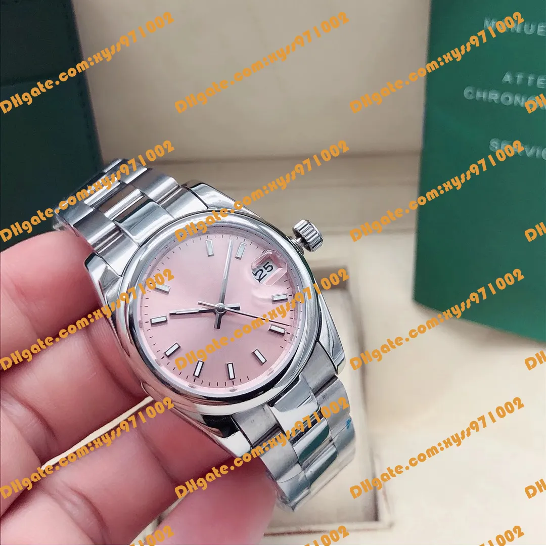 Original Box Women's Watch Women's Steel Band 31mm Pink Glow Dial 278240 Asia 2813 Move2993 Automatic Machine m278240-0007 Sapphire Glass Medium Watch wristwatch