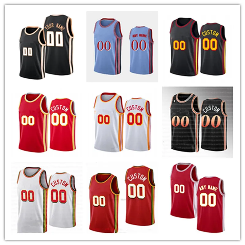 Custom Basketball Jersey atlantas De'Andre Hunter Bogdan Bogdanovic Dejounte Murray Trae hawks Young Jalen Johnson Saddiq Bey Onyeka Okongwu Clint Capela Jerseys