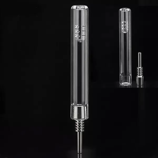 NC Wax Dab Rigs Kit con 10mm Joint Titanium Nail Small Oil Rigs Mini NC Kit Tubo dell'acqua in vetro