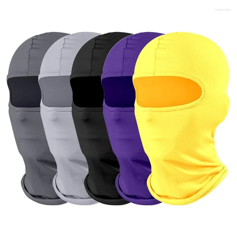 Bandane Ciclismo Maschera per il viso Protezione UV traspirante Passamontagna Antivento Sport all'aria aperta Campeggio Caccia Copricapo Sciarpa Copricapo