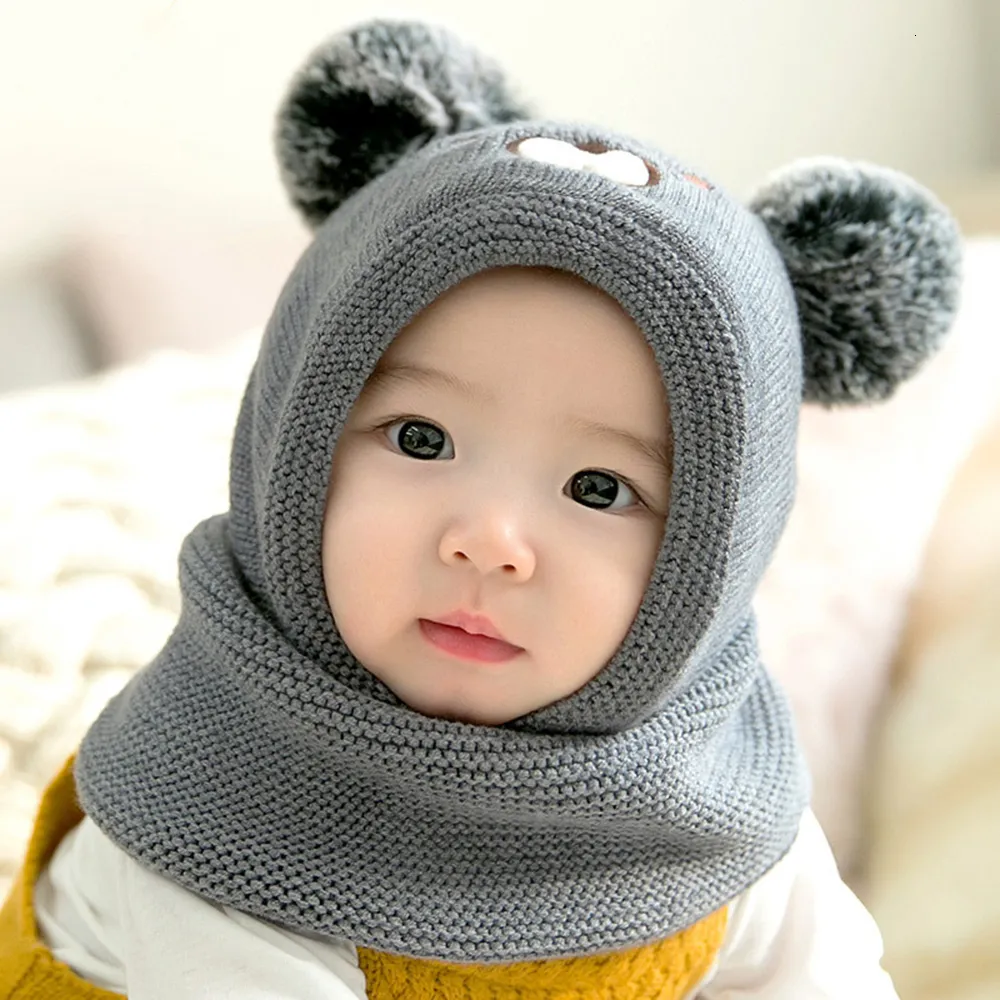 Caps Hats Baby Winter Cartoon Hat High Elasticity Warmth Retention Winter Hat Perfekt present till julår PR SALE 230328