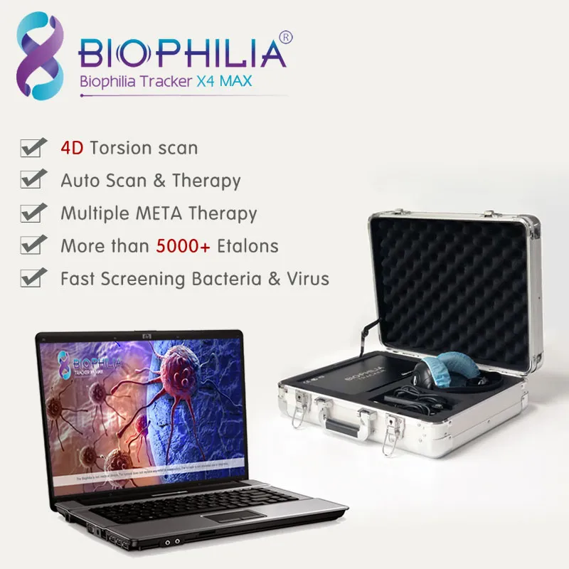 Il trattamento di riparazione delle cellule del corpo per lo screening sanitario Analizzatore di salute quantistica NLS Rilevatore di tracciamento di biofilia x4