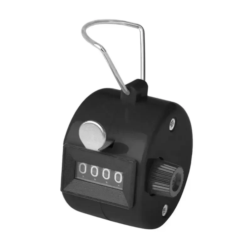 New 4 Digit Number Hand Held Manual Tally Counter Digital Golf Clicker Training Handy Count Counters