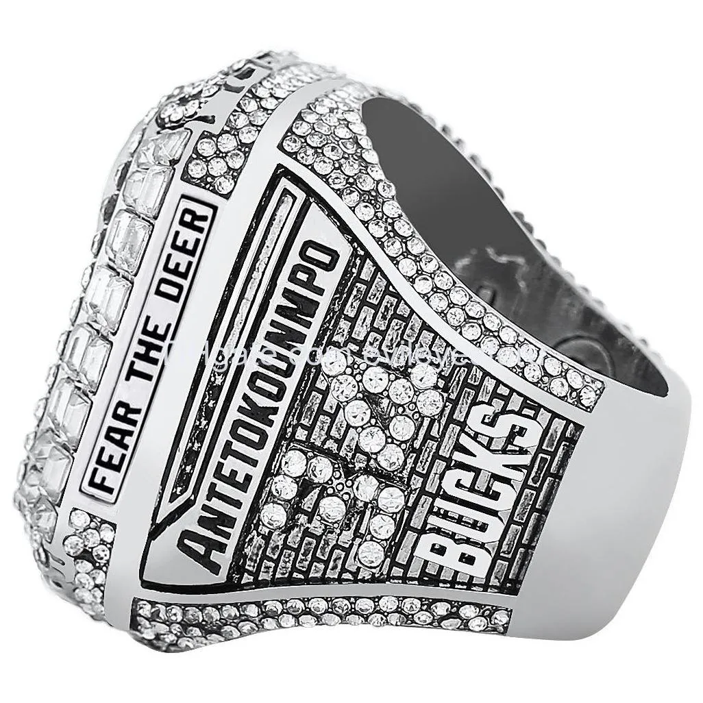 2020 wholesale 2021 championship ring bucks fashion gifts from fans and friends leather bag parts accessories