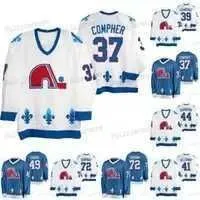 49 Samuel Girard Quebec Nordiques Heritage 72 Joonas Donskoi Mark Barberio Pierre-edouard Bellemare Pavel Francouz J. T. Compher Jersey