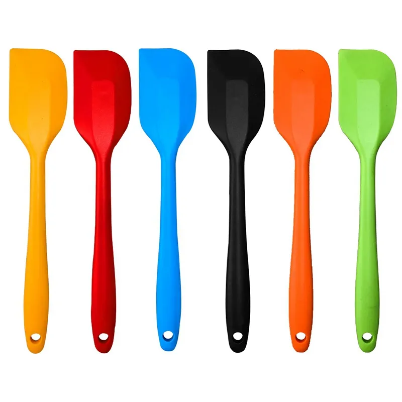 Silicone Baking Spatula Heat-Resistant Non-stick Cooking Kitchen Utensils Non-deformable Soft Baking Spatula