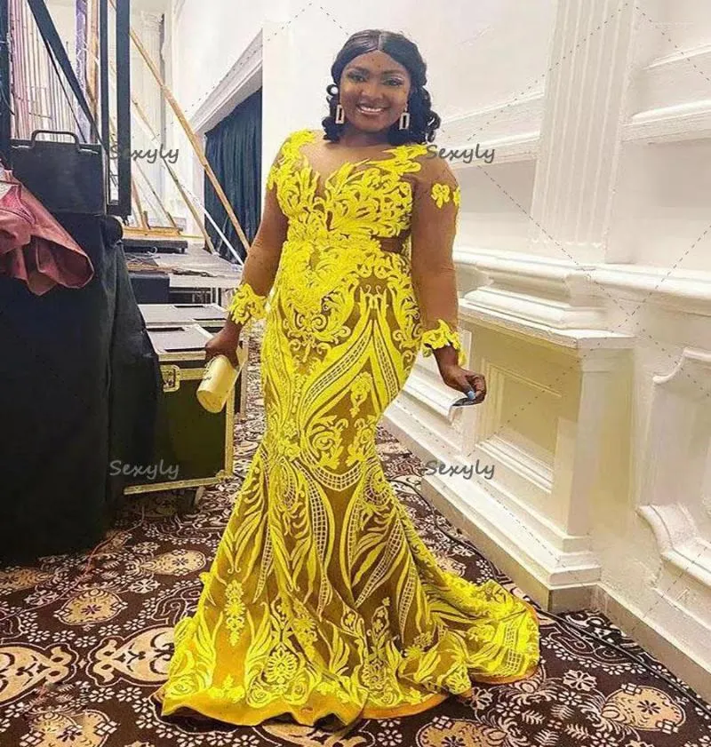 Yellow sparkly shop dress